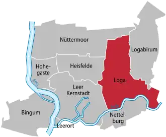 Localisation de Loga