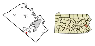 Localisation de Catasauqua