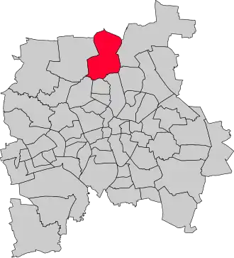 Localisation de Wiederitzsch