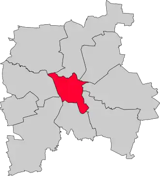 Localisation de Arrondissement de Mitte