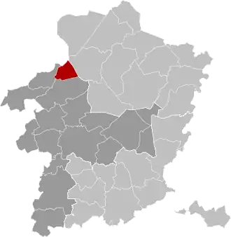 Localisation de Bourg-Léopold