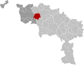 Localisation de Leuze-en-Hainaut