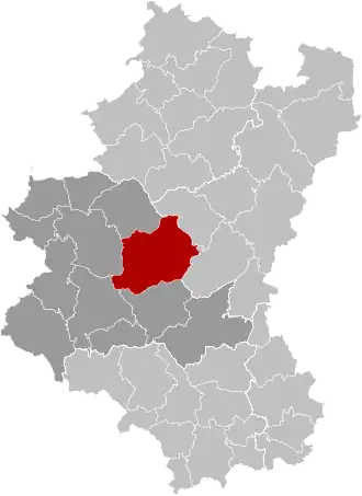 Localisation de Libramont-Chevigny