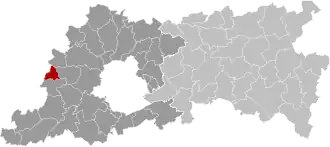 Localisation de Liedekerke