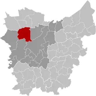 Localisation de Lievegem