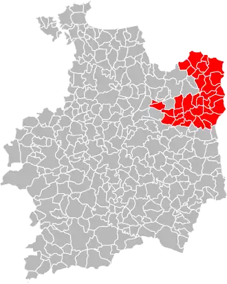 Localisation de Fougères Agglomération