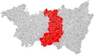 Localisation de Communauté d'agglomération d'Épinal