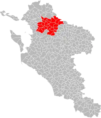 Localisation de Communauté de communes Aunis Sud