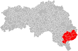 Localisation de Communauté de communes Cœur du Perche