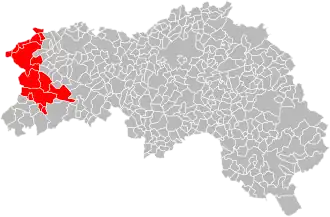 Localisation de Domfront Tinchebray Interco