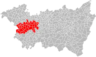 Localisation de Communauté de communes Terre d'Eau