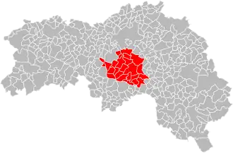 Localisation de Communauté de communes des Sources de l'Orne