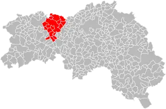 Localisation de Communauté de communes du Val d'Orne
