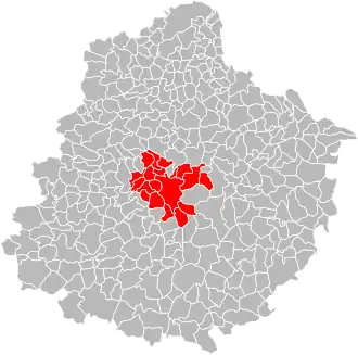 Localisation de Le Mans Métropole