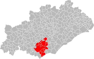 Localisation de Communauté d'agglomération Béziers Méditerranée