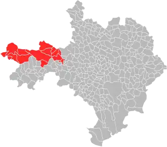 Localisation de Communauté de communes Causses Aigoual Cévennes
