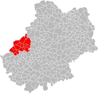 Localisation de Communauté de communes Cazals-Salviac