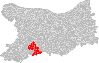 Localisation de Communauté de communes du Pays de Condé et de la Druance