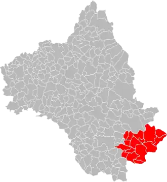 Localisation de Communauté de communes Larzac et Vallées