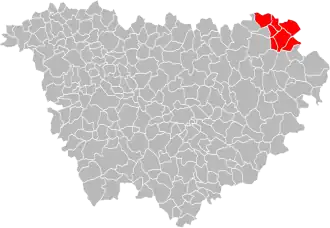 Localisation de Communauté de communes Loire Semène