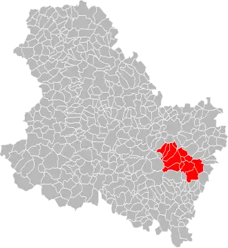Localisation de Communauté de communes Nucerienne