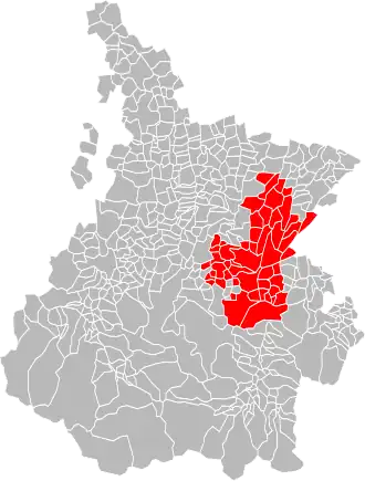 Localisation de Communauté de communes du Plateau de Lannemezan