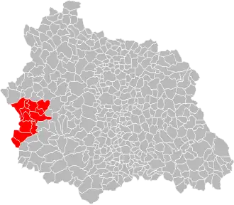 Localisation de Communauté de communes Sioulet-Chavanon