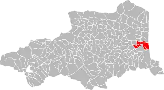 Localisation de Communauté de communes Sud Roussillon