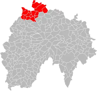 Localisation de Sumène Artense communauté