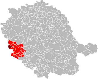 Localisation de Communauté de communes Tarn-Agout
