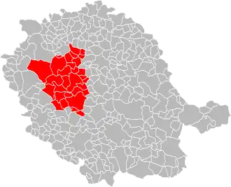 Localisation de Communauté de communes Tarn et Dadou