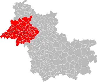 Localisation de Communauté d'agglomération Territoires Vendômois
