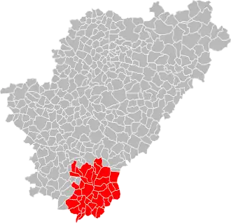 Localisation de Communauté de communes Tude et Dronne