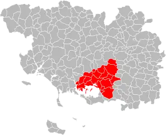 Localisation de Vannes agglo