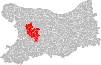 Localisation de Communauté de communes Villers-Bocage Intercom