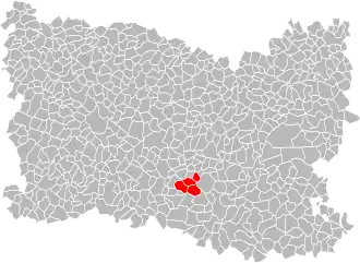 Localisation de Communauté de l'agglomération creilloise