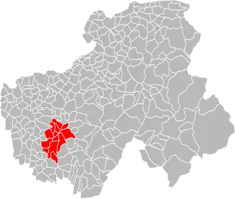 Localisation de Communauté de l’agglomération d’Annecy