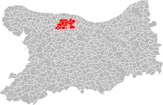 Localisation de Communauté de communes d'Orival