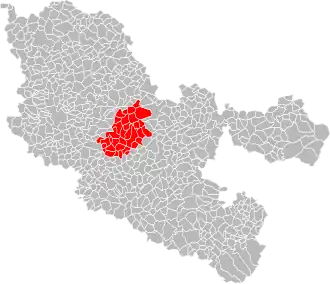 Localisation de District urbain de Faulquemont