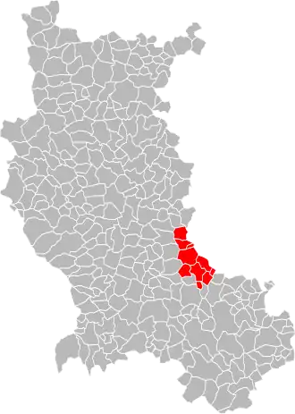 Localisation de Communauté de communes de Forez en Lyonnais