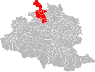 Localisation de Communauté de communes de la Lèze