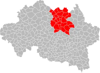 Localisation de Moulins Communauté