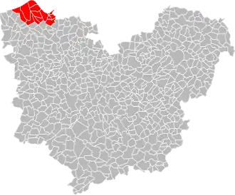 Localisation de Communauté de communes de Quillebeuf-sur-Seine