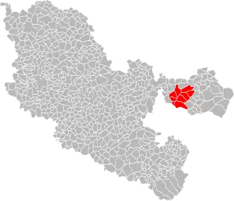 Localisation de Communauté de communes de Rohrbach-lès-Bitche