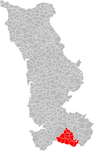 Localisation de Communauté de communes de Saint-Hilaire-du-Harcouët