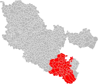 Localisation de Communauté de communes Sarrebourg - Moselle Sud