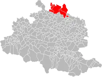 Localisation de Communauté de communesdu canton de Saverdun