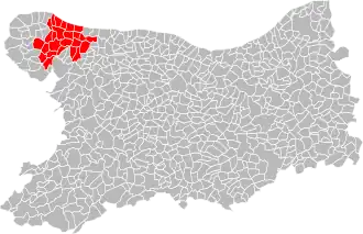 Localisation de Communauté de communes de Trévières