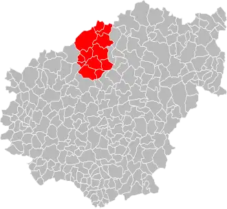 Localisation de Communauté de communes de Vézère Monédières