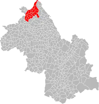 Localisation de Communauté de communes de l'Isle-Crémieu